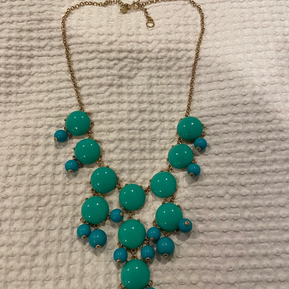 J.Crew Turquoise Bubble Necklace